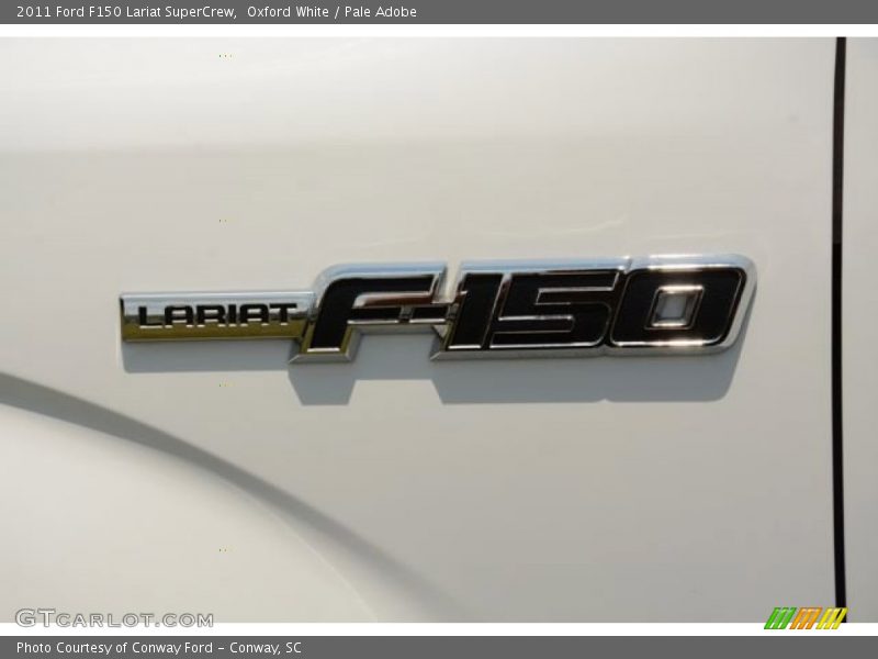 Oxford White / Pale Adobe 2011 Ford F150 Lariat SuperCrew
