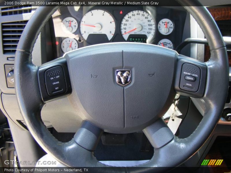 Mineral Gray Metallic / Medium Slate Gray 2006 Dodge Ram 3500 Laramie Mega Cab 4x4