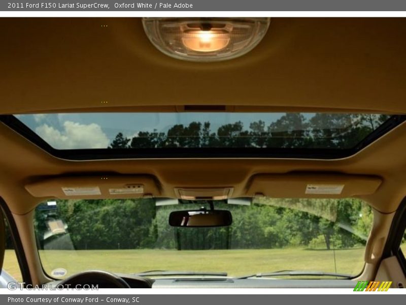 Oxford White / Pale Adobe 2011 Ford F150 Lariat SuperCrew