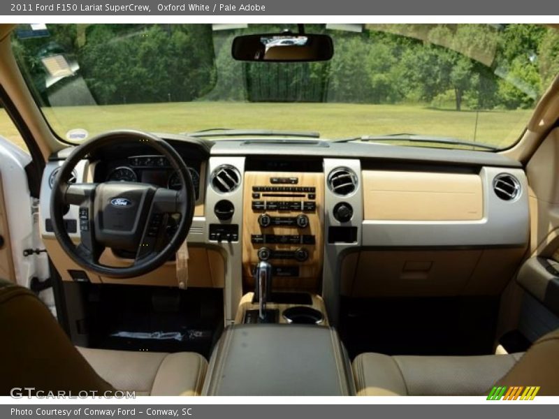 Oxford White / Pale Adobe 2011 Ford F150 Lariat SuperCrew