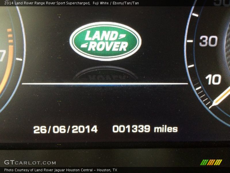 Fuji White / Ebony/Tan/Tan 2014 Land Rover Range Rover Sport Supercharged