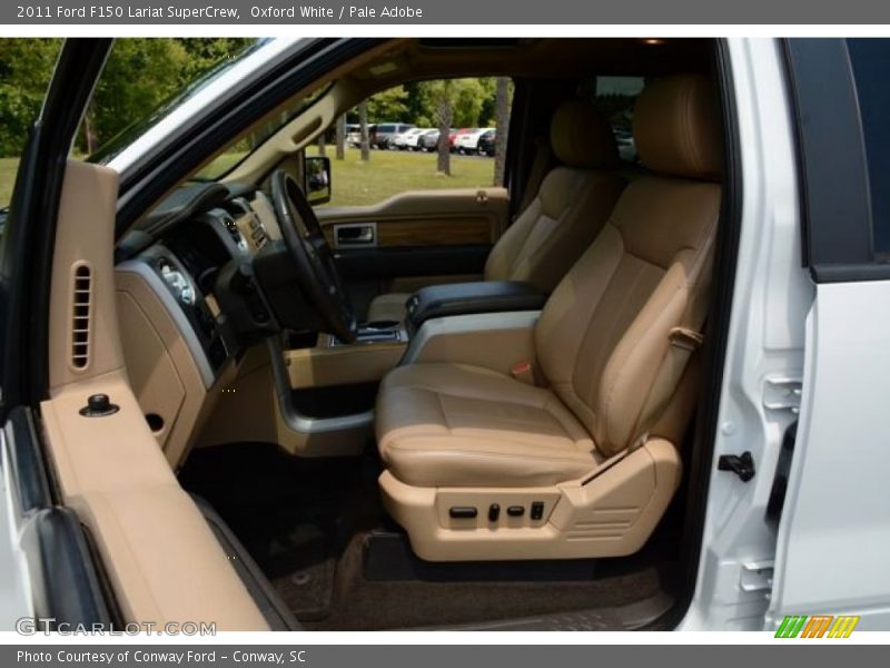 Oxford White / Pale Adobe 2011 Ford F150 Lariat SuperCrew
