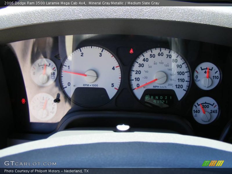 Mineral Gray Metallic / Medium Slate Gray 2006 Dodge Ram 3500 Laramie Mega Cab 4x4
