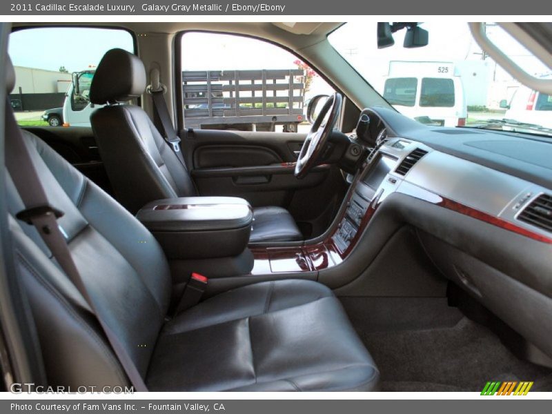 Galaxy Gray Metallic / Ebony/Ebony 2011 Cadillac Escalade Luxury