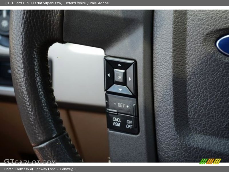 Oxford White / Pale Adobe 2011 Ford F150 Lariat SuperCrew
