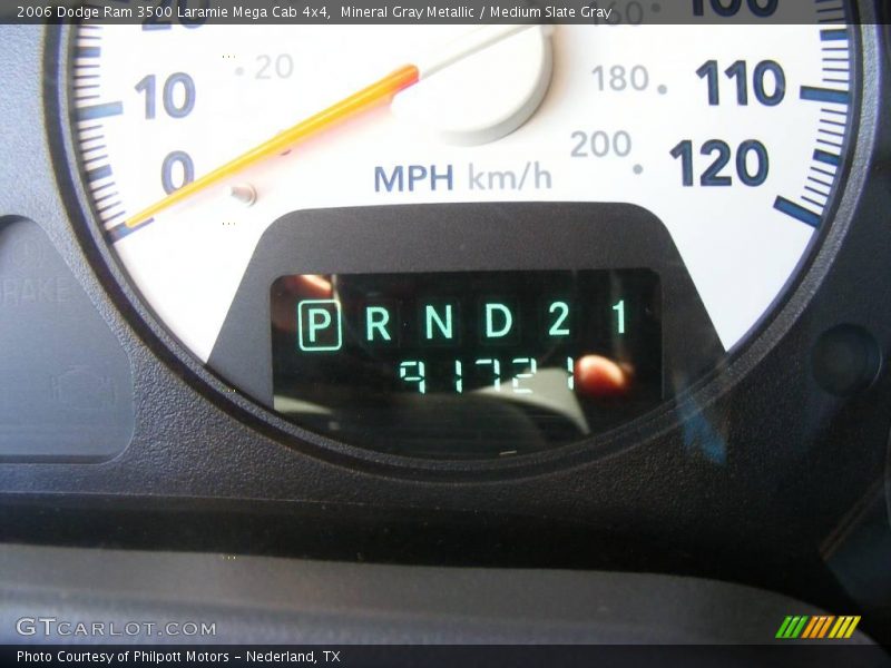 Mineral Gray Metallic / Medium Slate Gray 2006 Dodge Ram 3500 Laramie Mega Cab 4x4