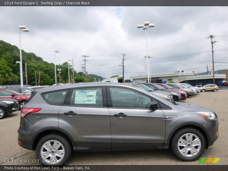 Sterling Gray / Charcoal Black 2014 Ford Escape S