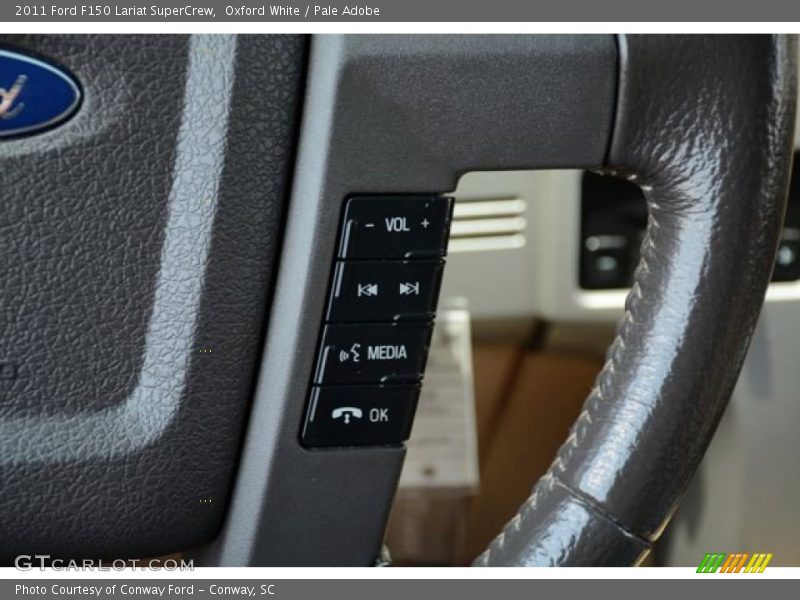 Oxford White / Pale Adobe 2011 Ford F150 Lariat SuperCrew