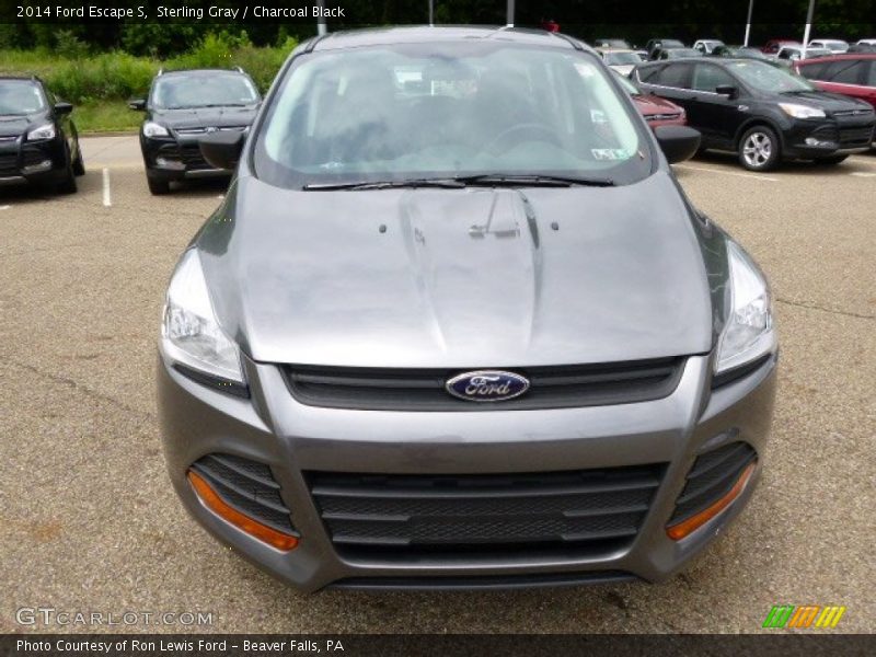 Sterling Gray / Charcoal Black 2014 Ford Escape S