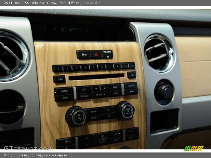 Oxford White / Pale Adobe 2011 Ford F150 Lariat SuperCrew