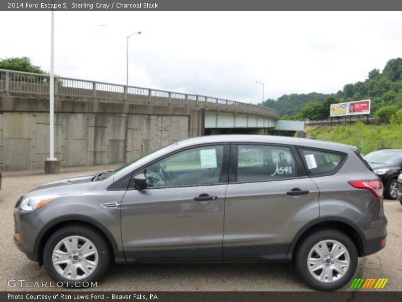 Sterling Gray / Charcoal Black 2014 Ford Escape S