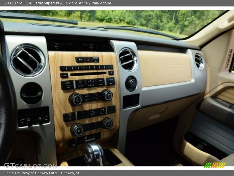 Oxford White / Pale Adobe 2011 Ford F150 Lariat SuperCrew