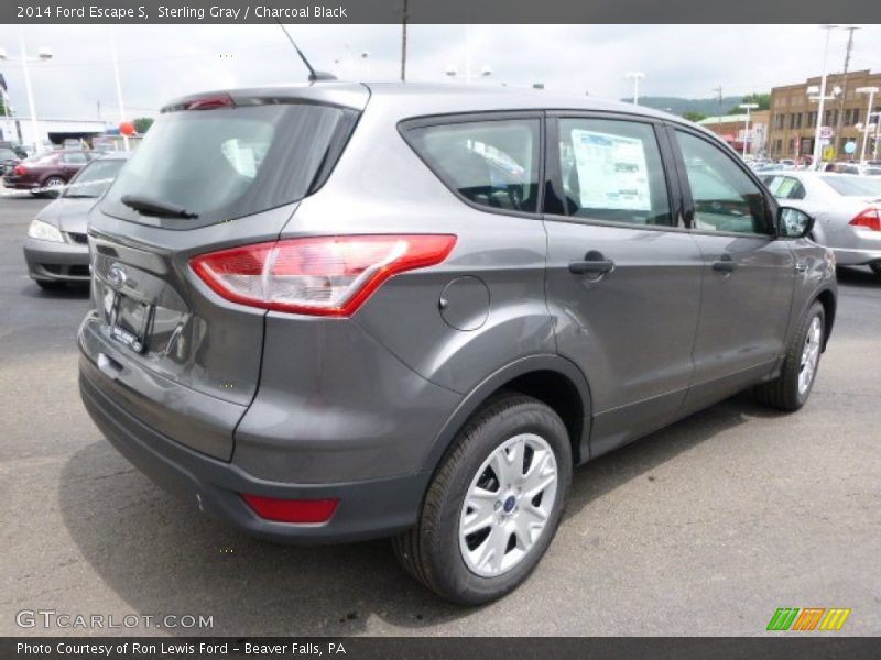 Sterling Gray / Charcoal Black 2014 Ford Escape S