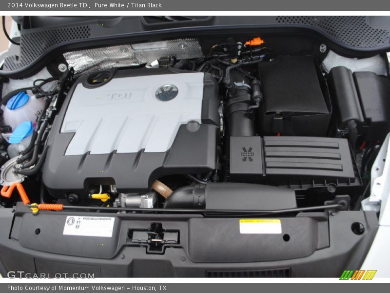 Pure White / Titan Black 2014 Volkswagen Beetle TDI