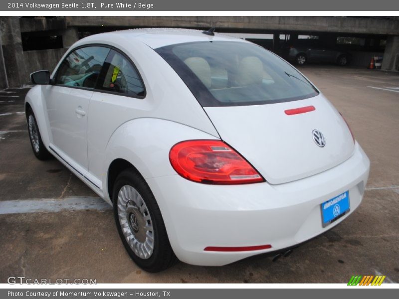 Pure White / Beige 2014 Volkswagen Beetle 1.8T