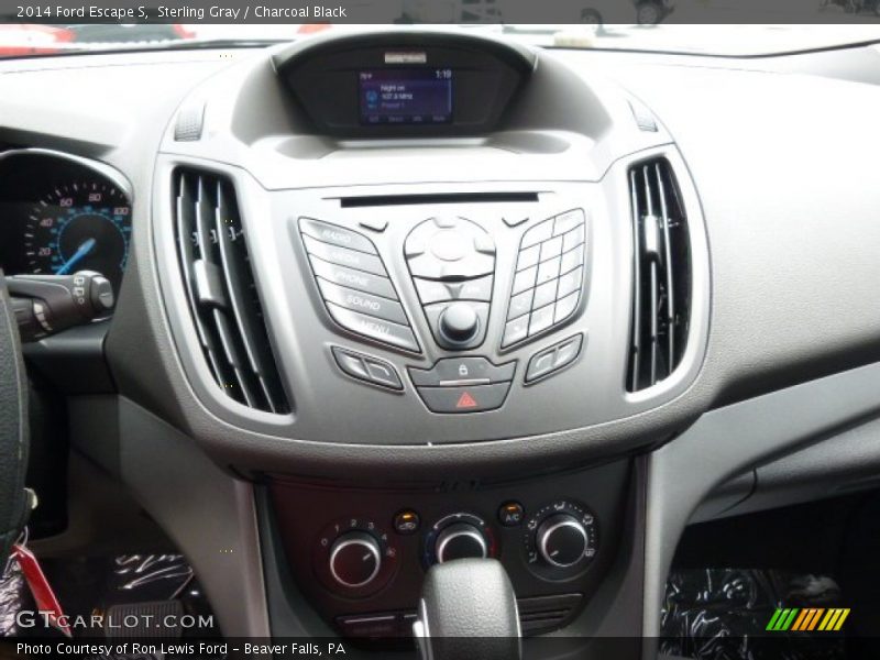 Sterling Gray / Charcoal Black 2014 Ford Escape S