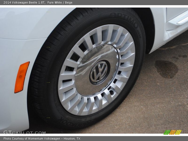 Pure White / Beige 2014 Volkswagen Beetle 1.8T
