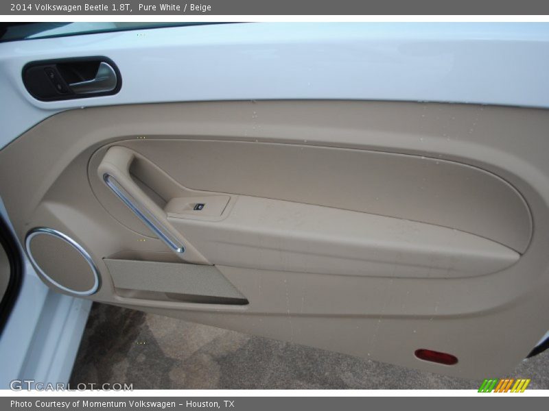 Pure White / Beige 2014 Volkswagen Beetle 1.8T