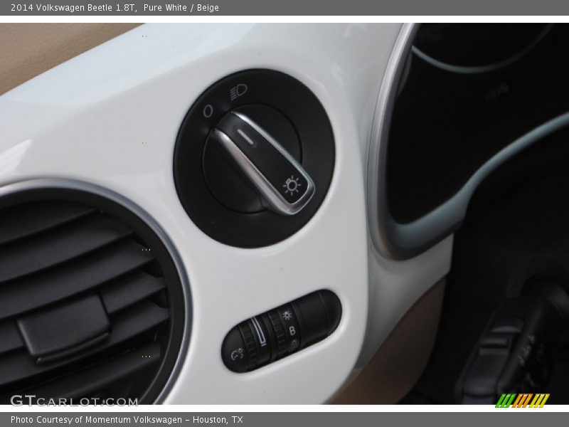 Pure White / Beige 2014 Volkswagen Beetle 1.8T