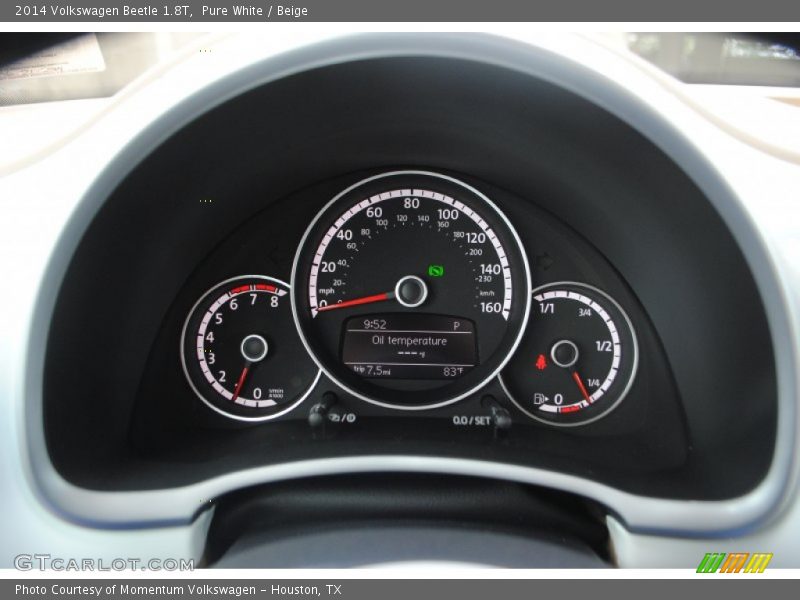 Pure White / Beige 2014 Volkswagen Beetle 1.8T