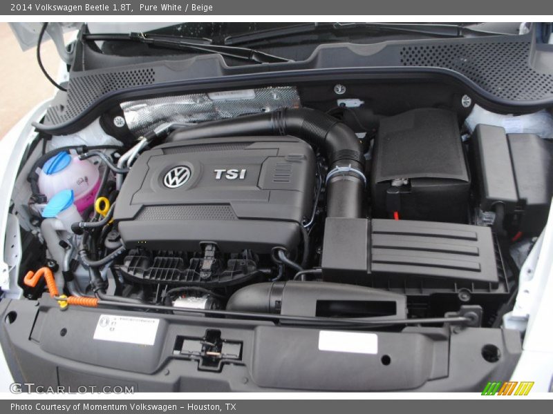 Pure White / Beige 2014 Volkswagen Beetle 1.8T