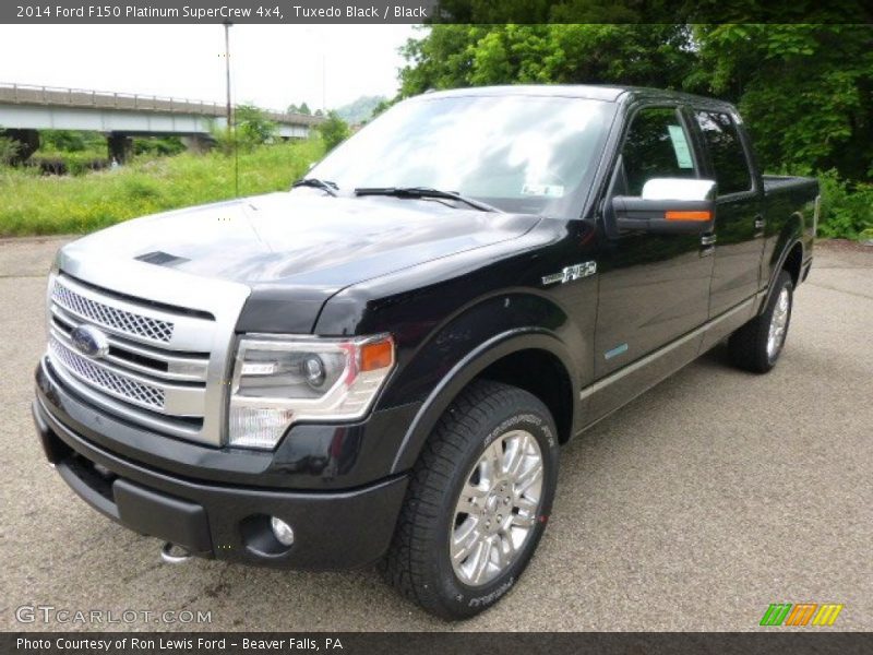 Tuxedo Black / Black 2014 Ford F150 Platinum SuperCrew 4x4