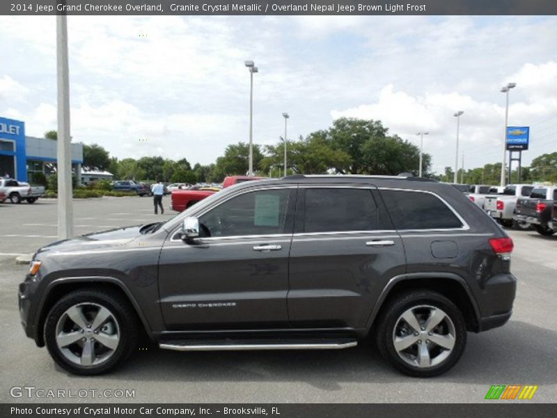 Granite Crystal Metallic / Overland Nepal Jeep Brown Light Frost 2014 Jeep Grand Cherokee Overland
