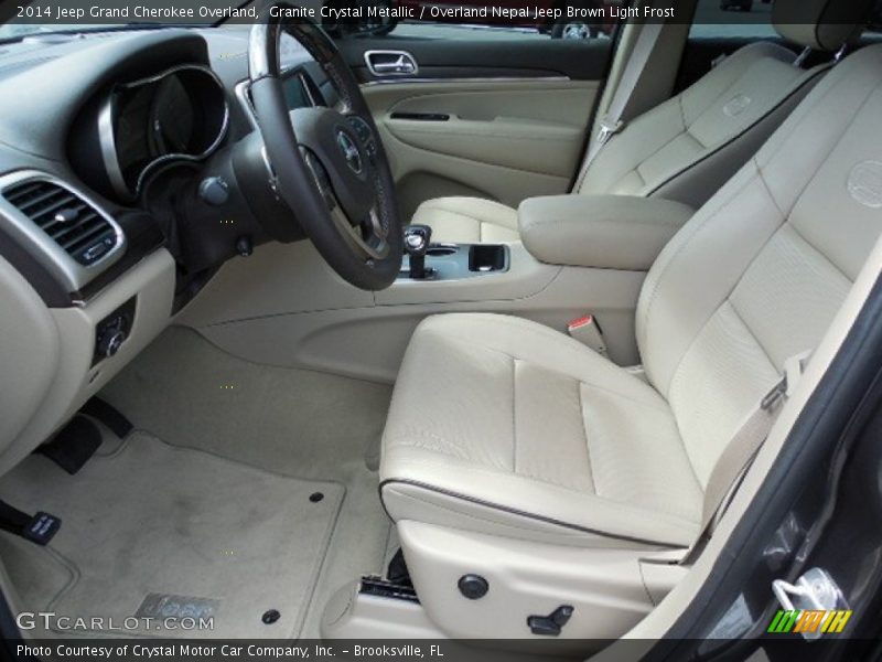Granite Crystal Metallic / Overland Nepal Jeep Brown Light Frost 2014 Jeep Grand Cherokee Overland
