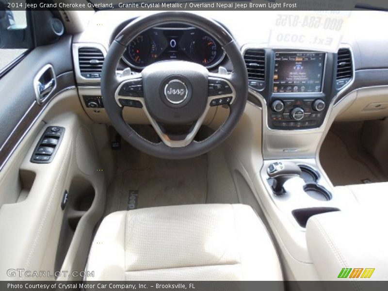 Granite Crystal Metallic / Overland Nepal Jeep Brown Light Frost 2014 Jeep Grand Cherokee Overland