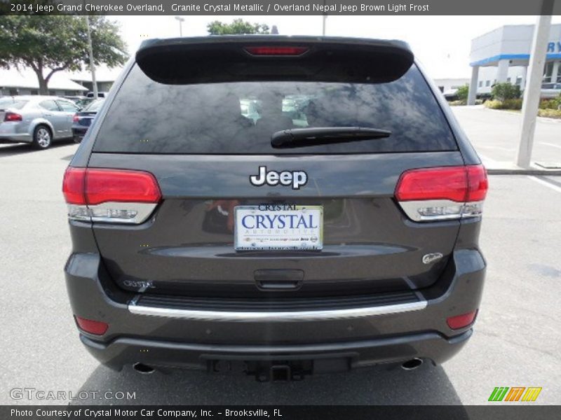 Granite Crystal Metallic / Overland Nepal Jeep Brown Light Frost 2014 Jeep Grand Cherokee Overland