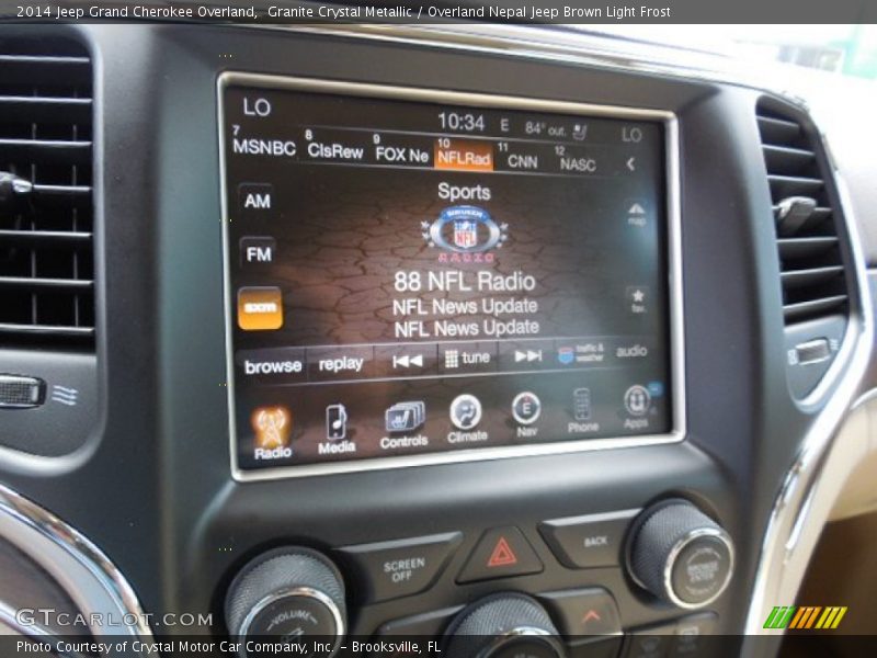 Granite Crystal Metallic / Overland Nepal Jeep Brown Light Frost 2014 Jeep Grand Cherokee Overland