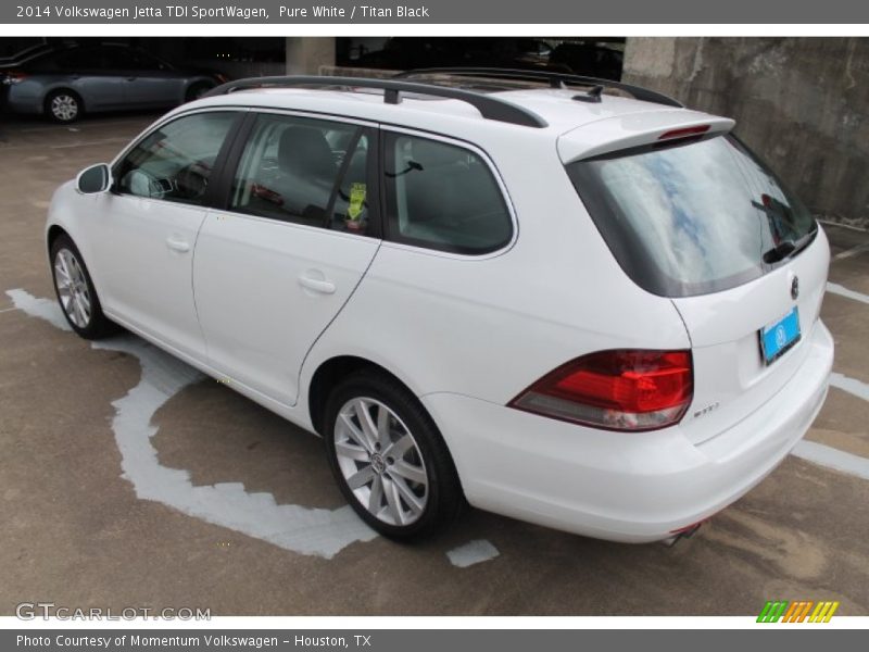 Pure White / Titan Black 2014 Volkswagen Jetta TDI SportWagen
