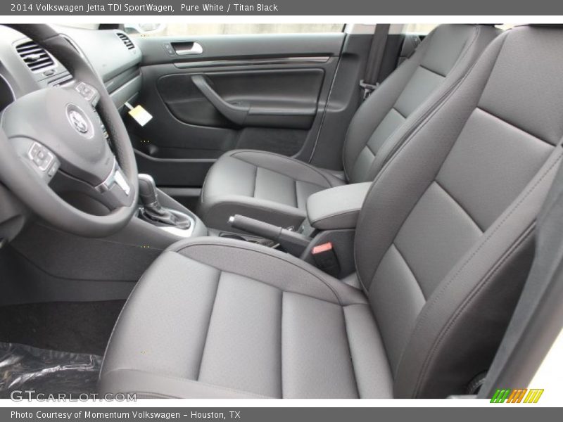 Pure White / Titan Black 2014 Volkswagen Jetta TDI SportWagen