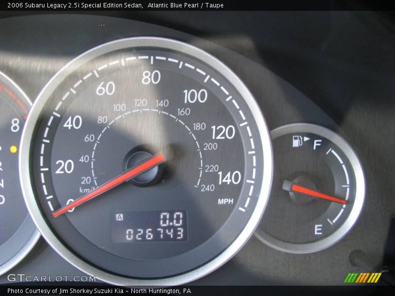 Atlantic Blue Pearl / Taupe 2006 Subaru Legacy 2.5i Special Edition Sedan