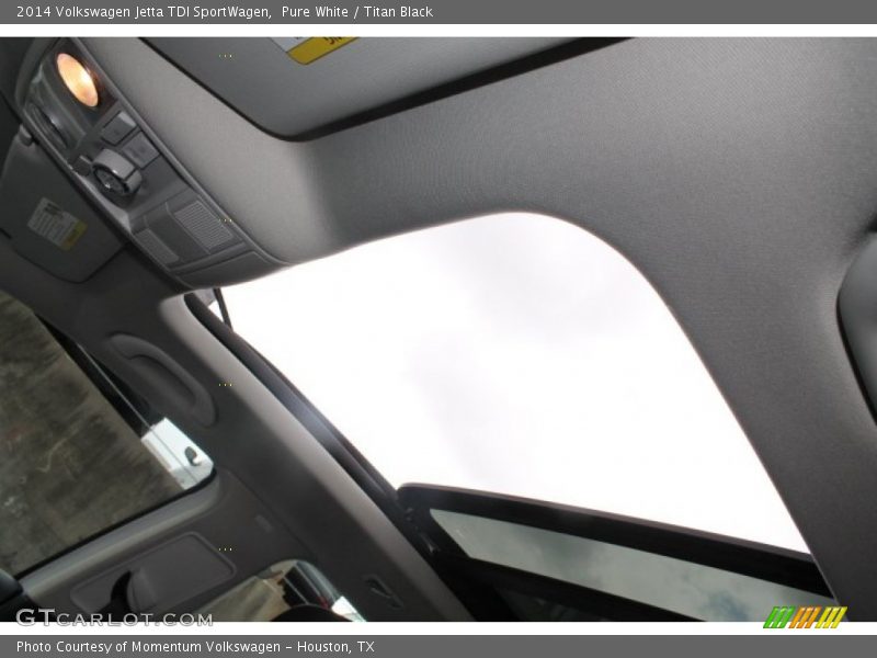 Pure White / Titan Black 2014 Volkswagen Jetta TDI SportWagen