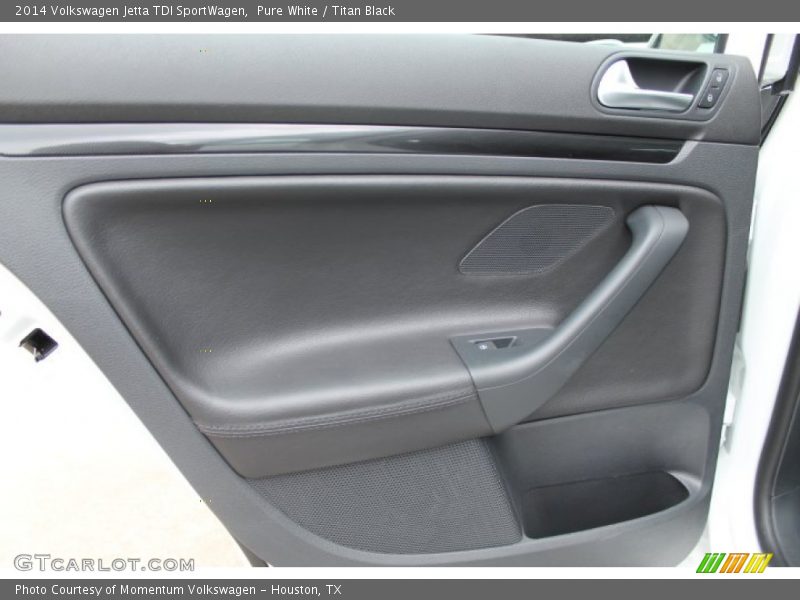 Pure White / Titan Black 2014 Volkswagen Jetta TDI SportWagen