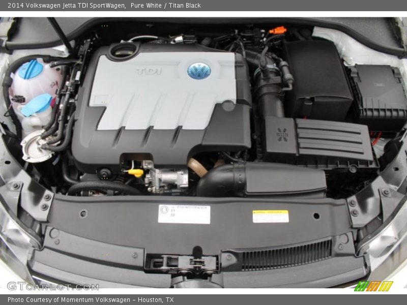 Pure White / Titan Black 2014 Volkswagen Jetta TDI SportWagen