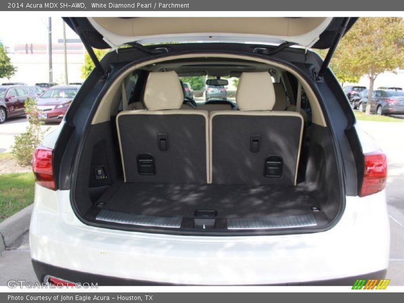 White Diamond Pearl / Parchment 2014 Acura MDX SH-AWD