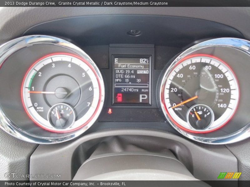 Granite Crystal Metallic / Dark Graystone/Medium Graystone 2013 Dodge Durango Crew