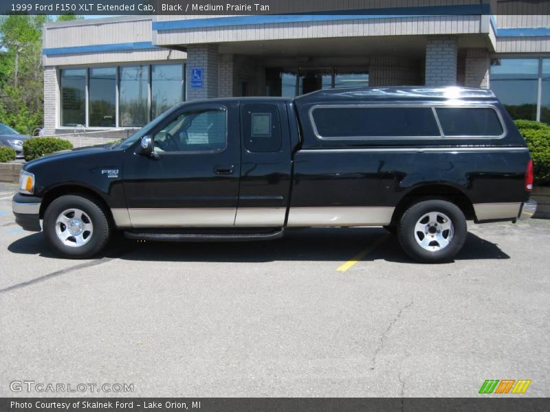 Black / Medium Prairie Tan 1999 Ford F150 XLT Extended Cab