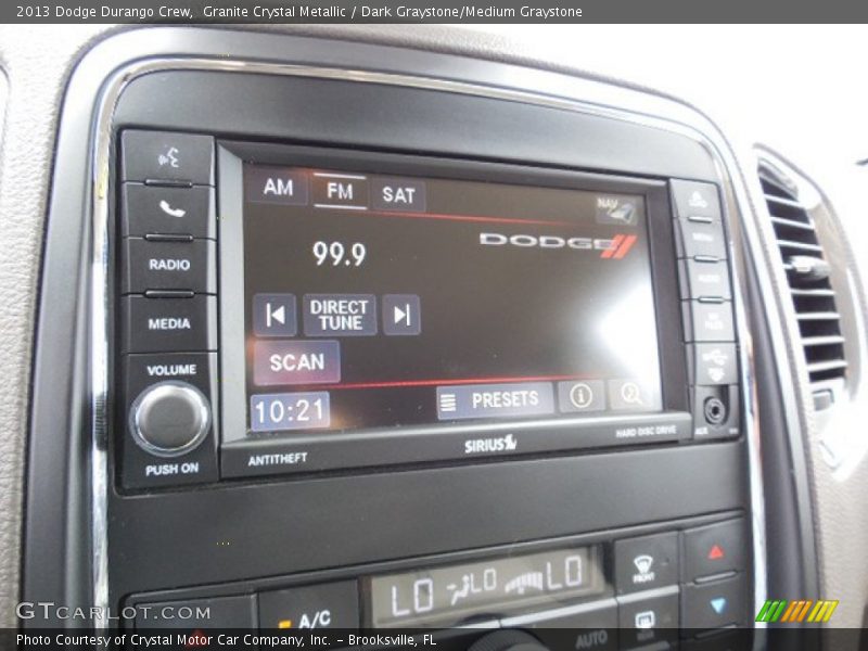 Granite Crystal Metallic / Dark Graystone/Medium Graystone 2013 Dodge Durango Crew