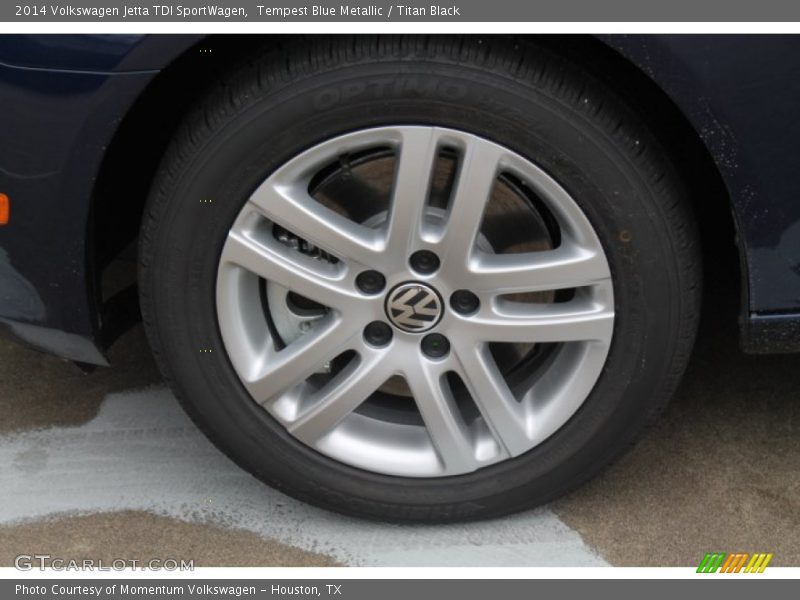 Tempest Blue Metallic / Titan Black 2014 Volkswagen Jetta TDI SportWagen