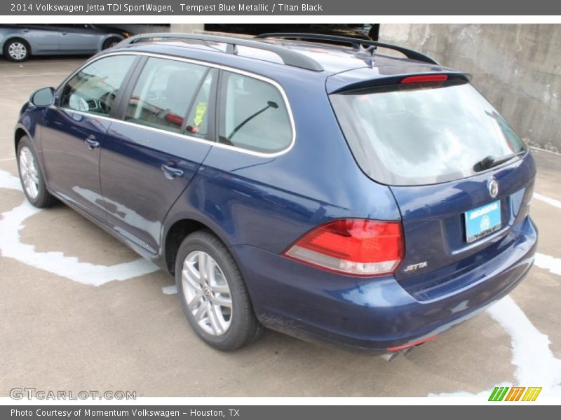 Tempest Blue Metallic / Titan Black 2014 Volkswagen Jetta TDI SportWagen