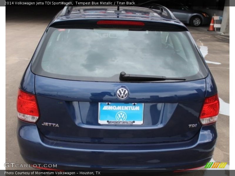 Tempest Blue Metallic / Titan Black 2014 Volkswagen Jetta TDI SportWagen