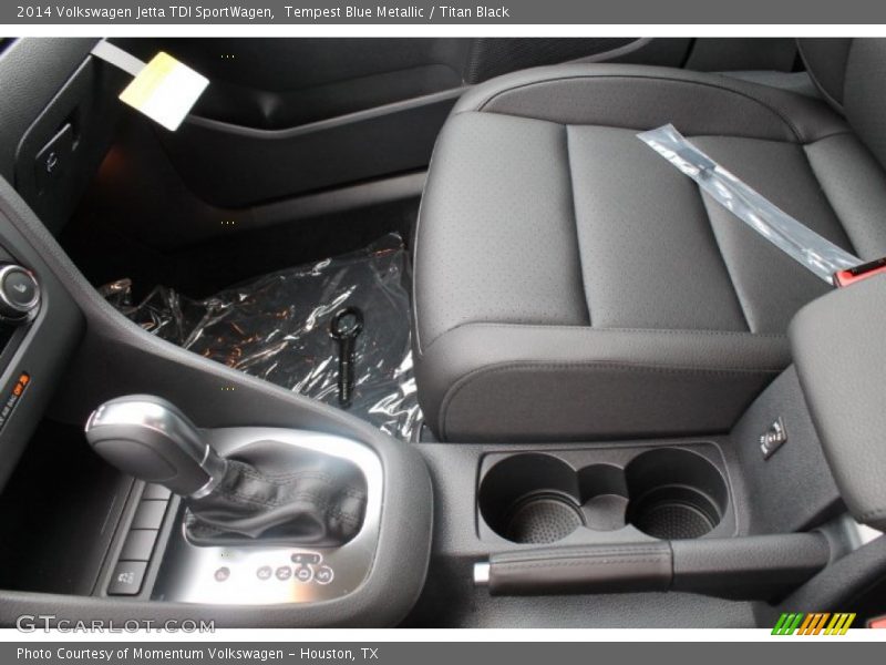 Tempest Blue Metallic / Titan Black 2014 Volkswagen Jetta TDI SportWagen