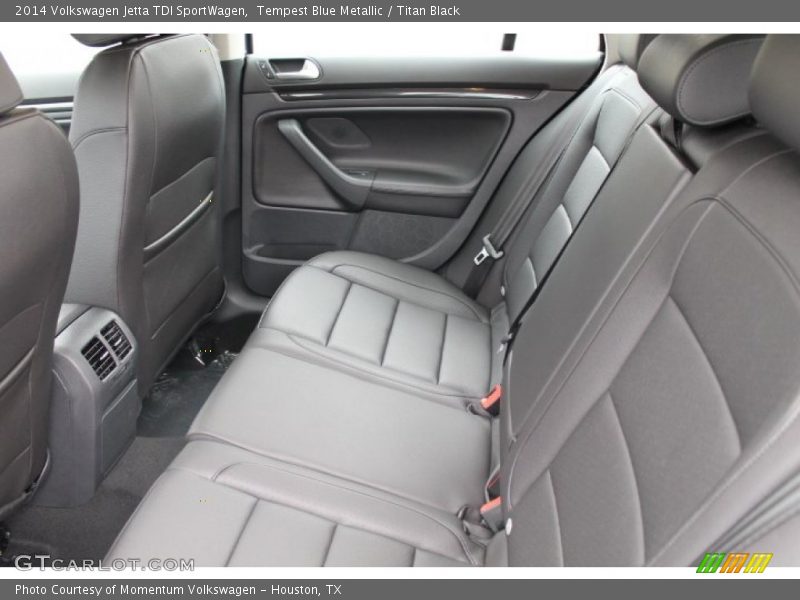 Tempest Blue Metallic / Titan Black 2014 Volkswagen Jetta TDI SportWagen