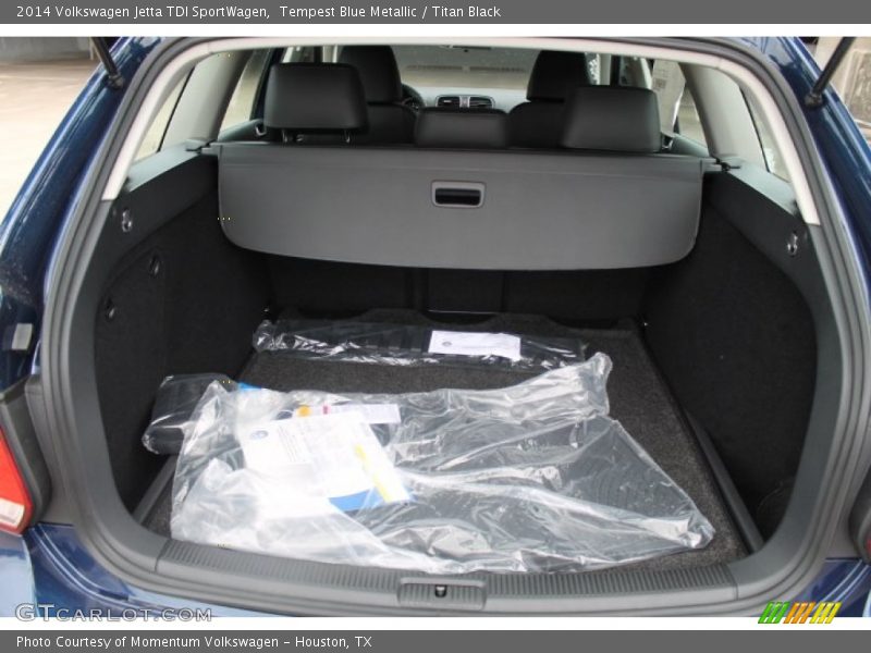 Tempest Blue Metallic / Titan Black 2014 Volkswagen Jetta TDI SportWagen