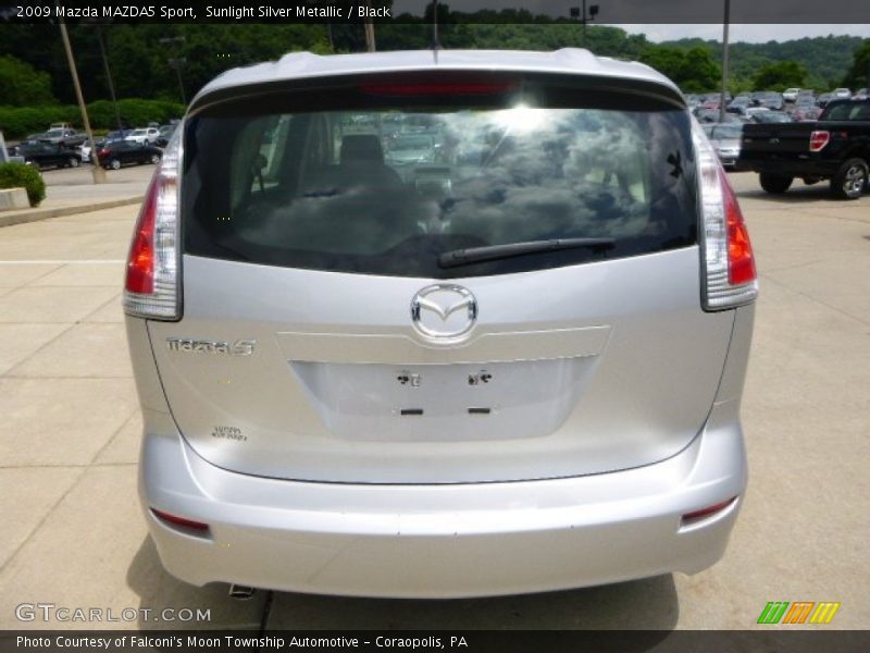 Sunlight Silver Metallic / Black 2009 Mazda MAZDA5 Sport