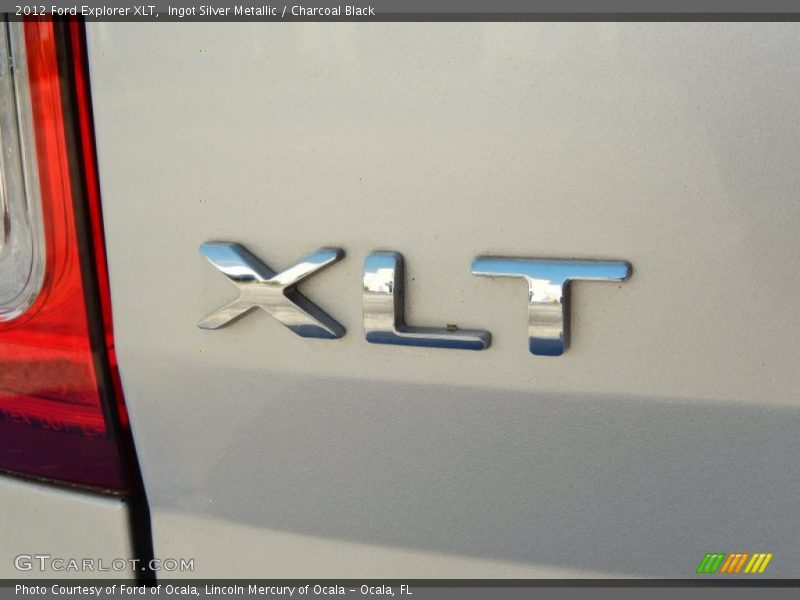 Ingot Silver Metallic / Charcoal Black 2012 Ford Explorer XLT