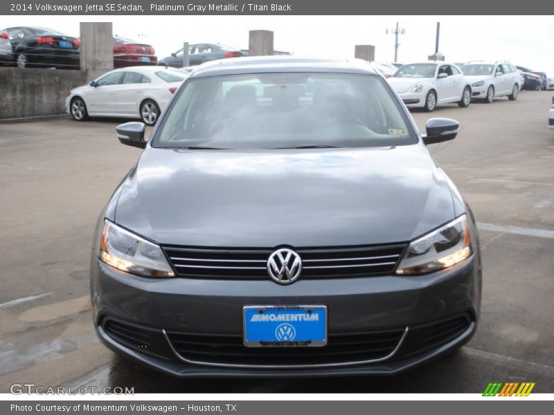 Platinum Gray Metallic / Titan Black 2014 Volkswagen Jetta SE Sedan